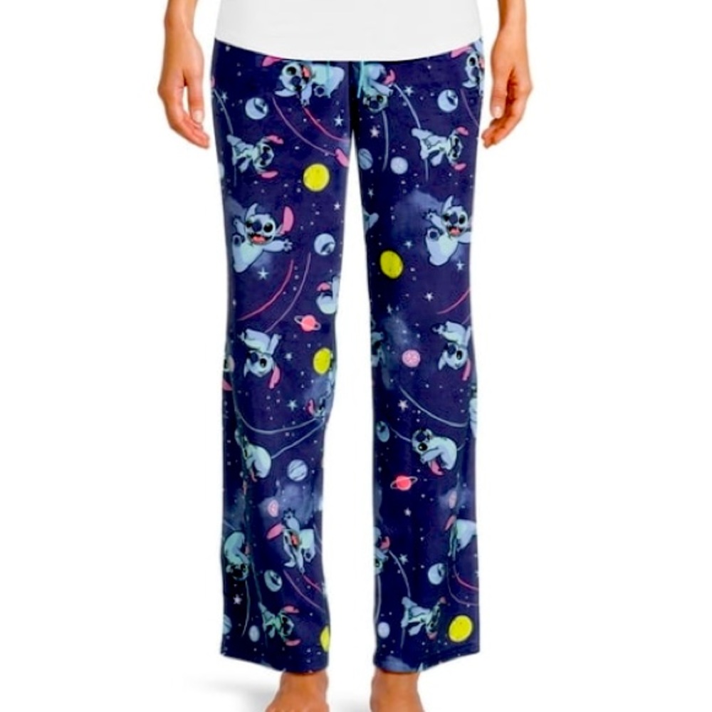 Disney Women’s Stitch Plush Sleep Pants Size 3X New With Tag